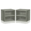 Connect Shelf Cube Set of 2 - Grey (pre-order ships 12/30)