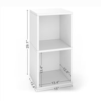 Blox Cube 2 Shelf, White (pre-order ships 6/24)