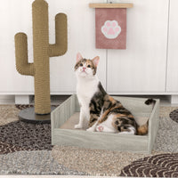 Cat Bed Deluxe (2 side use), Aspen Grey (3 units left!)