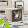 Premium Tunnel Scratcher with Free Silvervine Catnip Ball, Charcoal Black (pre-order ships 12/30)