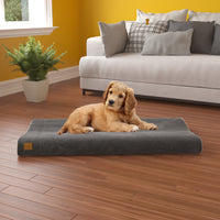 Pup Pup Kitti Bliss Orthopedic Breatheable Pet Mat with NoFom cushion technology Large, Grey (1 unit left!)