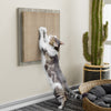 Square Wall Cat Scratcher, Aspen Grey