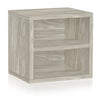 Stack Cube with Shelf, Aspen Grey (2 units left!)