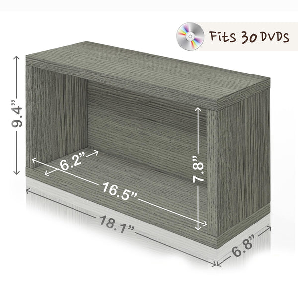 Eco-Friendly Stackable DVD Rack Made Sustainably by Way Basics