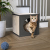 Katsquare Cube Scratching Post, Charcoal Black (pre-order ships 12/30)