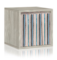 Dylan Single Cube Vinyl Record Storage, Aspen Grey (New Color) (pre-order ships 12/30)