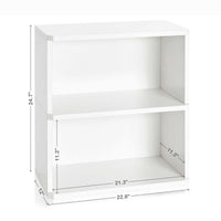 Duo Rectangle Storage Shelf,  White (New Color) (4 units left!)
