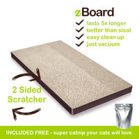 Simple Cat Scratcher, Espresso (Refill for incline scratcher & litter box) (pre-order ships 7/31)