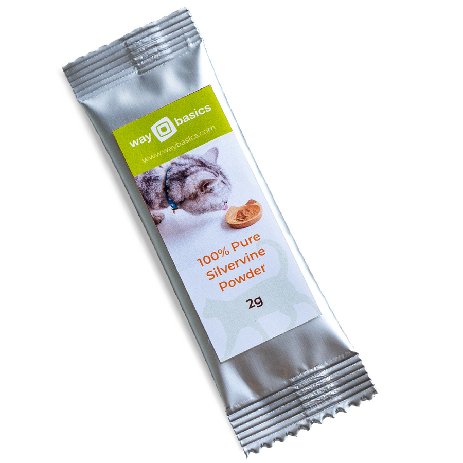 Silvervine for Cats, More Effective than Catnip - 100% Pure and Natural Cat Nip Alternative (2g x 20) - 20 Individual Aluminum Packets (pre-order ships 8/31)