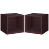 Cube Set of 2 - Espresso (pre-order ships 8/31)
