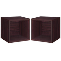 Cube Set of 2 - Espresso