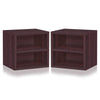 Connect Shelf Cube Set of 2 - Espresso