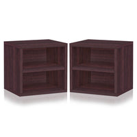 Connect Shelf Cube Set of 2 - Espresso (pre-order ships 12/30)