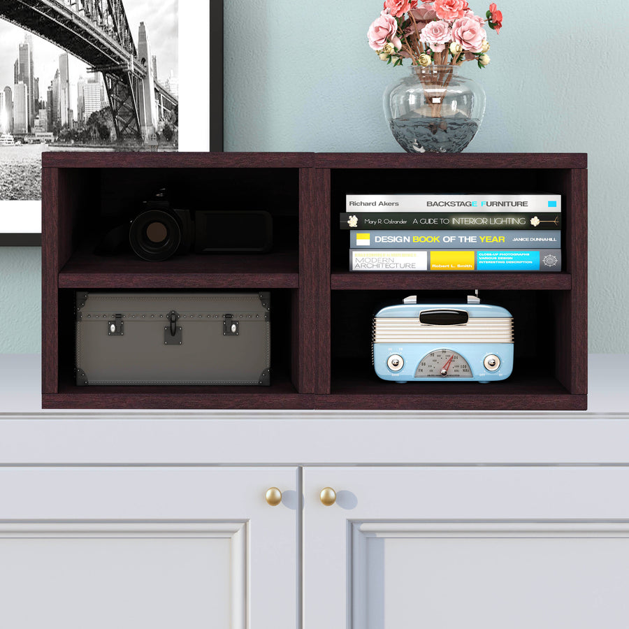 Connect Shelf Cube Set of 2 - Espresso (pre-order ships 8/31)