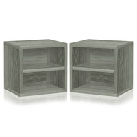 Connect Shelf Cube Set of 2 - Grey (pre-order ships 12/30)