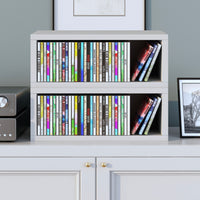 CD Rack Set of 2 - White (pre-order ships 6/10)