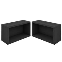 DVD Rack Set of 2 - Black (pre-order ships 6/30/25)