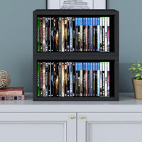 DVD Rack Set of 2 - Black (pre-order ships 8/31)