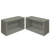 DVD Rack Set of 2 - London Grey (pre-order ships 8/31)