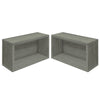 DVD Rack Set of 2 - London Grey