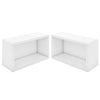 DVD Rack Set of 2 - White (pre-order ships 8/31)