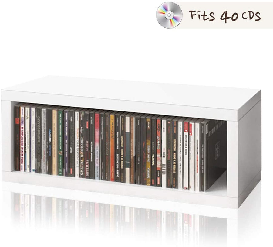 CD Rack, White (pre-order ships 8/31)