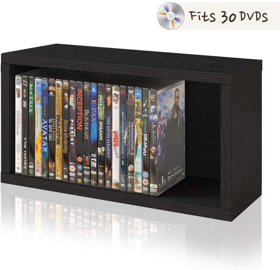 Way Basics DVD Rack, Black