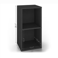 Blox Cube 2 Shelf, Black