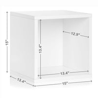 Blox Cube Set of 2 - White