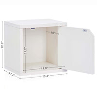 Connect Door Cube, White
