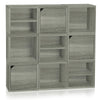 grey bookshelves, grey storage cubes, grey cube storage, grey cubbies, grey cubby storage, grey storage cube, grey cube bookcase, grey stackable storage cubes,