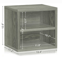 Connect Shelf Cube Set of 2 - Grey