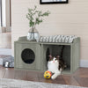 Cat House 2 Hole with 1 Door, London Grey (pre-order ships 7/31)