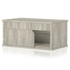 Cat Litter Box One Door Enclosure, Aspen Grey