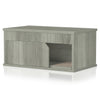 Cat Litter Box One Door Enclosure, London Grey (pre-order ships 7/31)