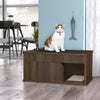 Cat Litter Box One Door Enclosure, Royal Walnut (6 units left!)