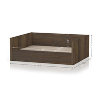 Cat Bed Deluxe (2 side use), Royal Walnut (pre-order ships 8/31)
