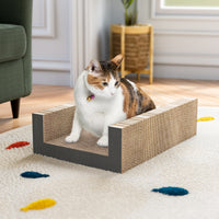 Cat Scratcher UBed, Charcoal Black