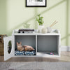Cat House 2 Hole with 1 Door, White (pre-order ships 7/31)