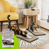 Premium Wall Cat Scratcher 2 Pack with Free Silvervine Catnip, Royal Walnut (pre-order ships 1/4/24)