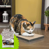 Katland Simple Cat Scratcher with Free Silvervine Catnip, Charcoal Black (Refill for incline scratcher & litter box) (pre-order ships 7/31)