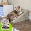 Katzone Scratching Ramp with Free Silvervine Catnip, Aspen Grey (pre-order ships 8/31)