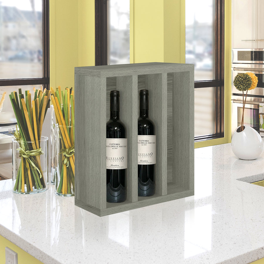 Upright Wine Holder, London Grey (pre-order ships 7/31)