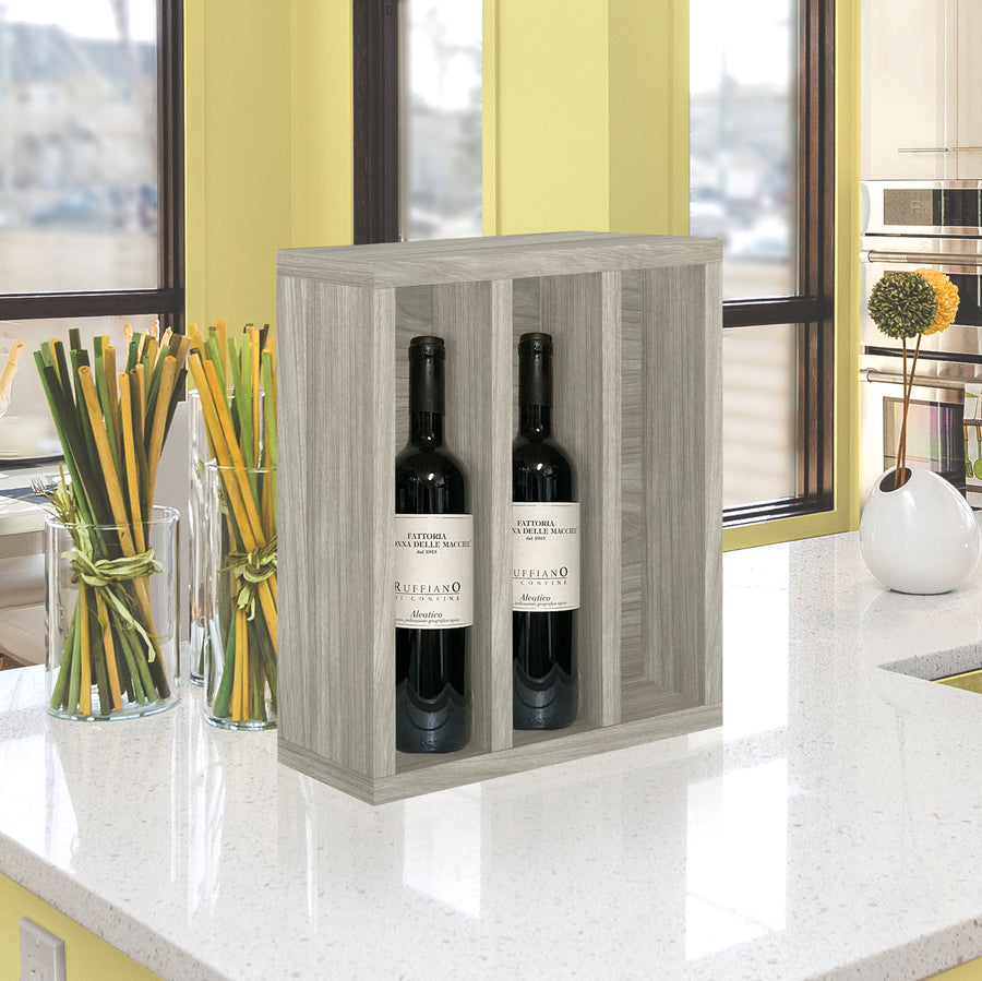 Upright Wine Holder, Aspen Grey (pre-order ships 7/31)
