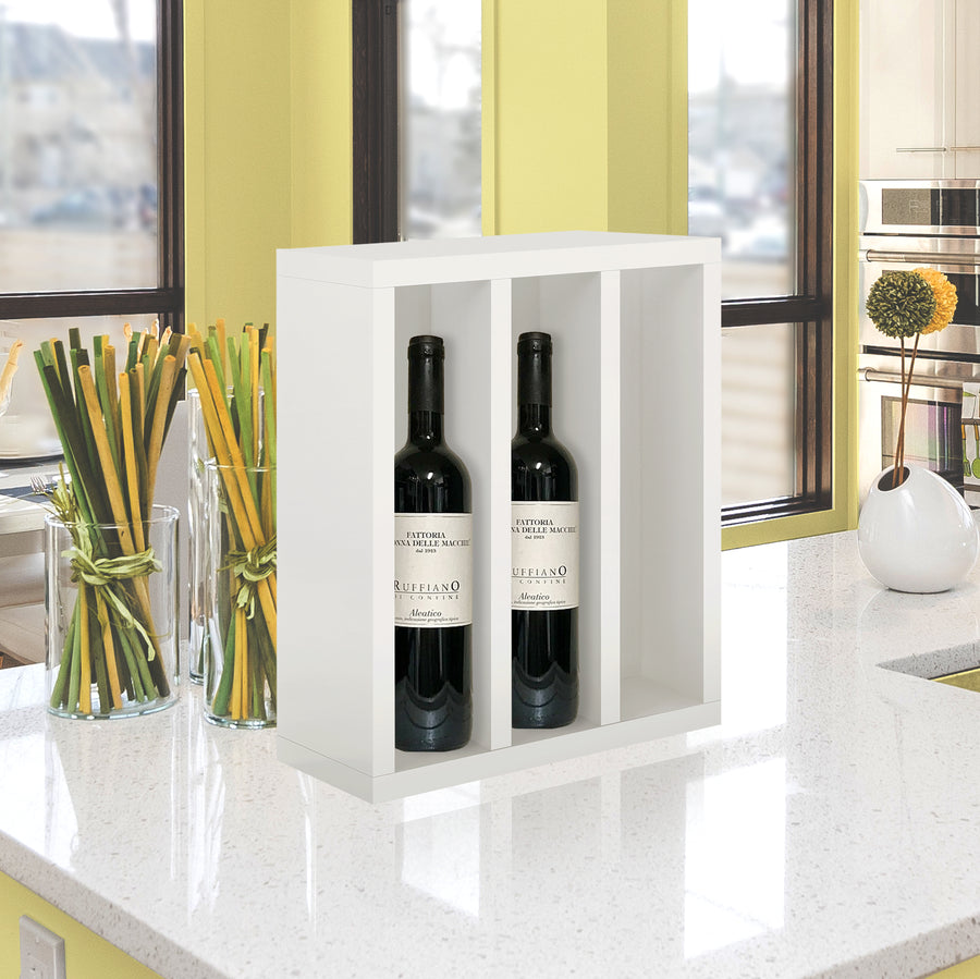 Upright Wine Holder, White (pre-order ships 7/31)