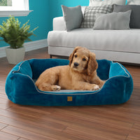 Pup Pup Kitti Heavenly Orthopedic Pet Lounger with NoFom cushion technology Medium, Blue (1 unit left!)