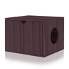 Side Entry Cat Litter Box, Espresso ( 1 unit left!)