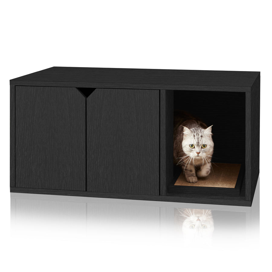 Cat Litter Box Enclosure, Black (pre-order ships 5/30)