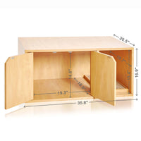 Cat Litter Box Enclosure, Natural (1 unit left!)