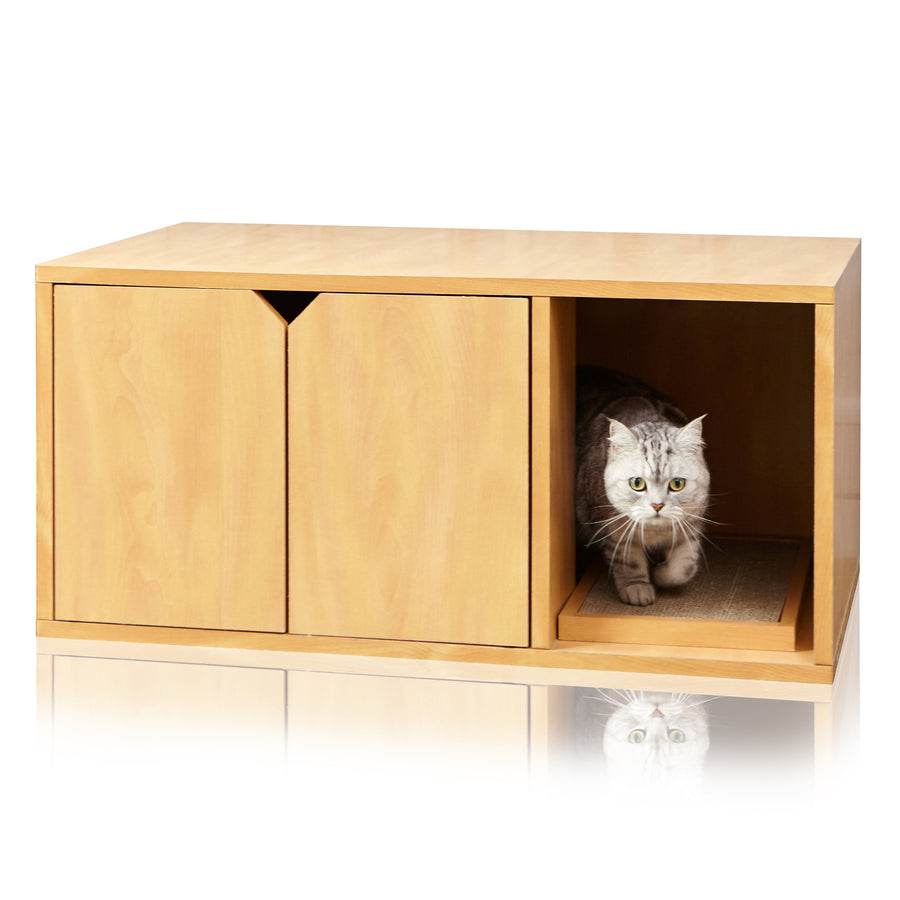 Cat Litter Box Enclosure, Natural (pre-order ships 5/30)